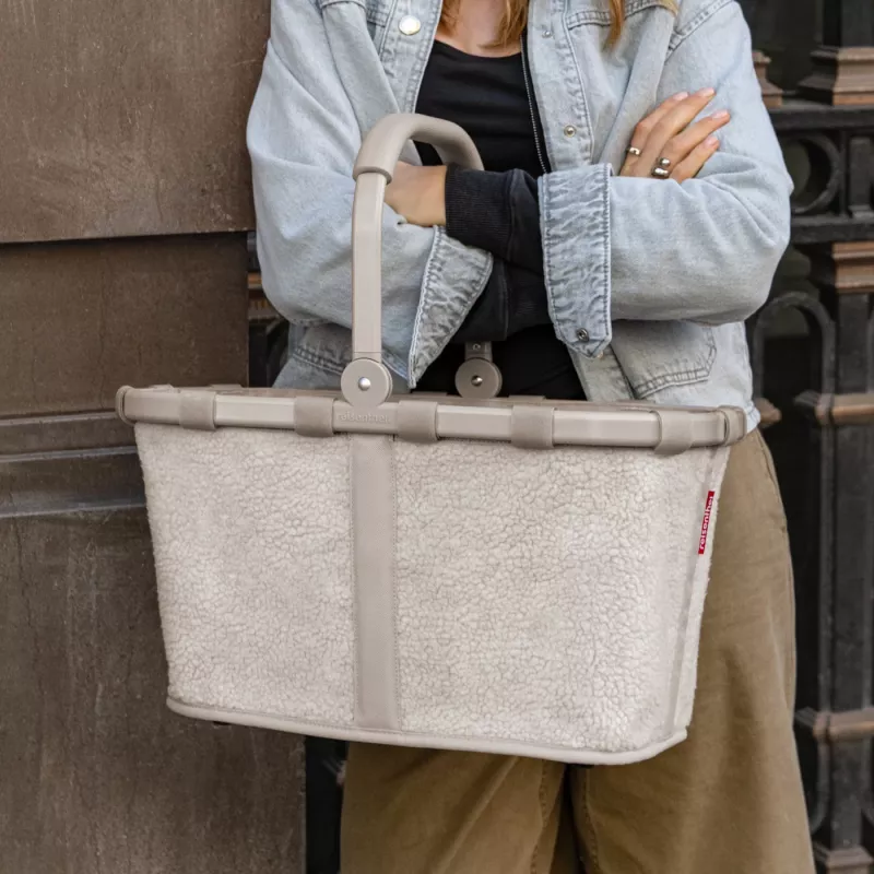 Reisenthel Carrybag Teddy Sand (BK1042) - Καλάθι αγορών, 22L, ανακυκλωμένος πολυεστέρας