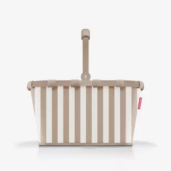 Reisenthel Carrybag Summerstripes Coffee Καλάθι αγορών 22L