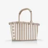 Reisenthel Carrybag Summerstripes Coffee Καλάθι αγορών 22L