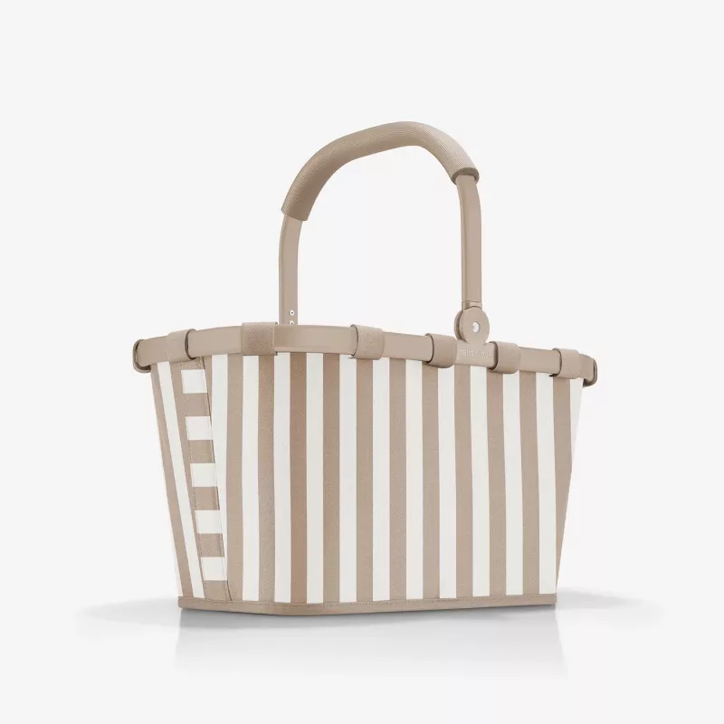 Reisenthel Carrybag Summerstripes Coffee Καλάθι αγορών 22L
