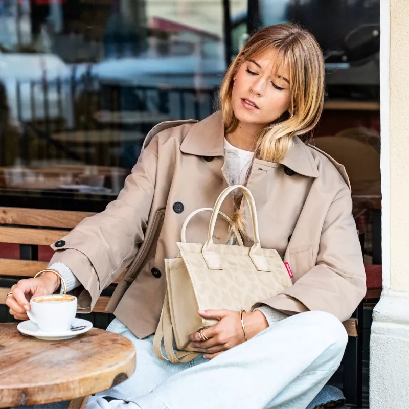 Reisenthel daily shopper XS leo vanilla τσάντα αγορών