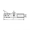 KLAUKE Συνδετήρας σωλήνα με βίδες 16 mm² 553R