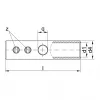 KLAUKE Συνδετήρας σωλήνα με βίδες 16 mm² 553R
