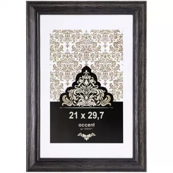 NIELSEN DESIGN Accent Vintage Κορνίζα DIN A4 21x29,7 cm Ξύλινη Μαύρη