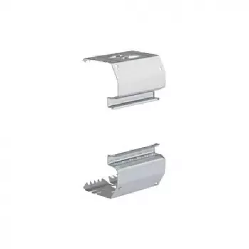Hager BRS651709 ζεύγος συνδέσμων για κανάλι BRS 65x170, λαμαρίνα χάλυβα, λευκό