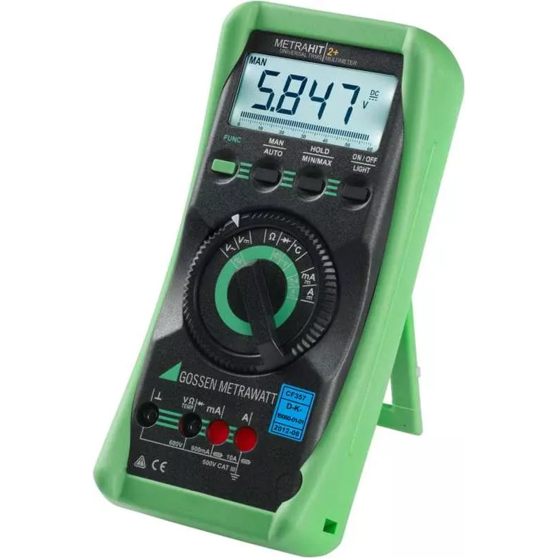 GMC Instruments METRAHIT 2+ ψηφιακό πολύμετρο 6000 Digits True RMS CAT III 600V / CAT II 1000V