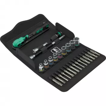 Wera 8100 SA 14 Zyklop Comfort Σετ καστάνιας υποδοχή 1/4 ίντσας, 14 τεμ.