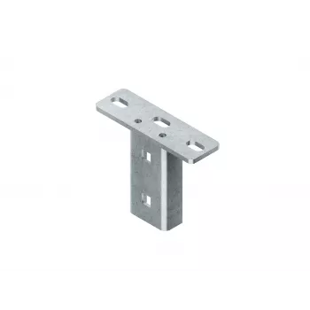Niedax KU 4530 F πλάκα κεφαλής βίδας για προφίλ U, πυργαλβανισμένος χάλυβας, με αξεσουάρ