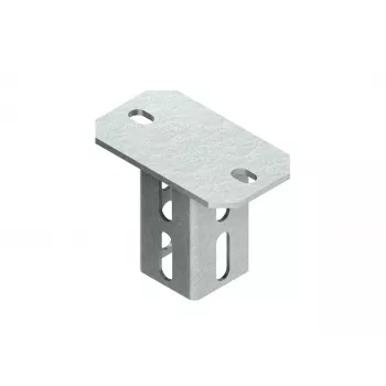 Niedax KU5050 πλάκα κεφαλής βίδας για προφίλ U 5050, πυργαλβανισμένη κατά DIN EN ISO 1461