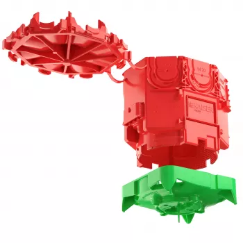 Kaiser Elektro Betonbau B1 Κουτί διακλάδωσης οροφής διμερές 1265-12