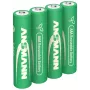 ANSMANN 4 μπαταρίες τύπου 1050 Micro AAA 1,2 V NiMH επαναφορτιζόμενες (1321-0025)