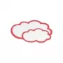 HOLTZ OFFICE SUPPORT magnetoplan Moderation Cards Cloud Large, 620 x 370 mm, Λευκό/Κόκκινο (111152004)