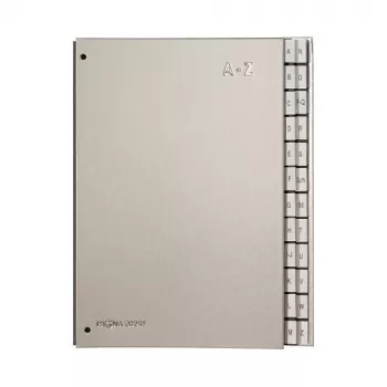 PAGNA Θήκη αρχειοθέτησης A4 Χαρτόνι Ασημί 340x365x35 mm