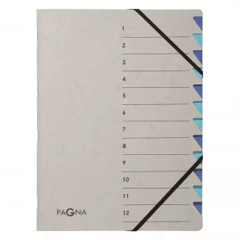PAGNA Θήκη αρχειοθέτησης A4 Χαρτόνι Μπλε/Γκρι 240x320 mm ράχη 4 mm 44312-02