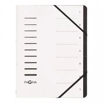 PAGNA Θήκη με λάστιχο A4 Λευκό 245 mm 320 mm 4 mm ράχη 40058-08