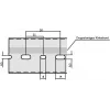 LICATEC κανάλι καλωδίων B 25 x H 75 mm DIN 7640-1
