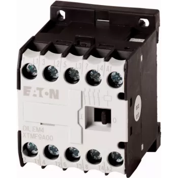 Eaton DILEM-4-230 μίνι ρελέ, 230 V AC, 4 kW, 3πολικό, 1 NO βοηθητική επαφή, βιδωτές συνδέσεις