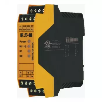 EATON ESR5-NO-21-24VDC ρελέ ασφαλείας διακοπής έκτακτης ανάγκης 24V DC 2NO+1NC ράγα DIN