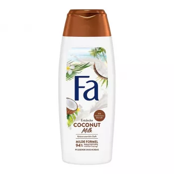 Fa Coconut Milk κρέμα αφρόλουτρου 250 ml - Θρεπτική κρέμα αφρόλουτρου με λάδι καρύδας & πρωτεΐνες γάλακτος