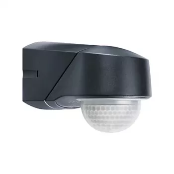 ESYLUX RC 230i παθητικός υπέρυθρος ανιχνευτής κίνησης για οροφή/τοίχο 20m, μαύρο, IP54, 2500 Lux, 2,5m