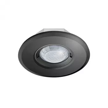 ESYLUX PD-FLAT 360i/8 RB Επιτοίχιος ανιχνευτής κίνησης οροφής, μαύρο, 360°, εμβέλεια 8 m