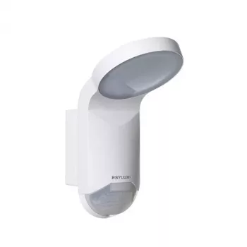 ESYLUX WILMA WL 100 OP MD1000lm 27/4K IP65 λευκό με ανιχνευτή κίνησης