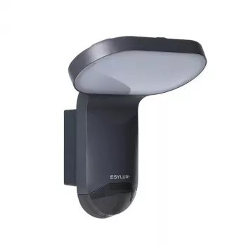 ESYLUX WILMA WL 200 OP MD 1600lm 4000K Graphite Επιτοίχιος φωτιστικό εξωτερικού χώρου με ανιχνευτή κίνησης PIR