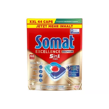 Somat Excellence Premium 5in1 Ταμπλέτες πλυντηρίου πιάτων 44 τεμ.