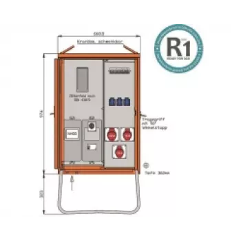 Walther WAV0100R1 Φορητός διανομέας ισχύος 22kVA