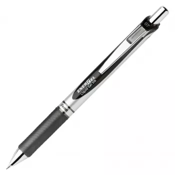 Pentel EnerGel Ανασυρόμενο Στυλό Gel - Μαύρο - Μπλε - Πράσινο - Κόκκινο - Πολύχρωμο - Ασημί - Πλαστικό - Λάστιχο - Πλατύ - Στρογγυλό