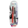 Pentel Brush Pen FP10 - Πορτοκαλί Σώμα, Μαύρο Μελάνι