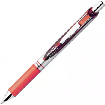 Pentel EnerGel BL77-4COL Σετ Στυλό Gel Rollerball Υγρού Μελανιού - 4 Στυλό (Πορτοκαλί, Ροζ, Γαλάζιο, Βιολετί) 0,7 mm