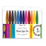 Pentel 12 SES15-12 Σετ Πινέλων Ανάμεικτα Χρώματα