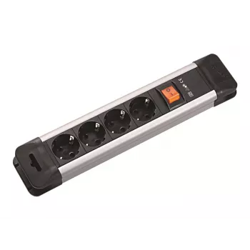 Bachmann CONNECT US Πολύπριζο - 4 Πρίζες, 1,8 m Καλώδιο, Μαύρο