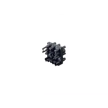 Bachmann GST18i3 Power Connector, Αρσενικό Βύσμα, 3 Πόλων, Σύνδεση με Βίδα, Μαύρο