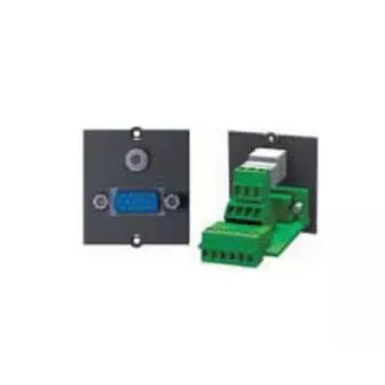 Bachmann Modular Faceplate Snap-In - Υποδοχή HD-15 VGA Μαύρη