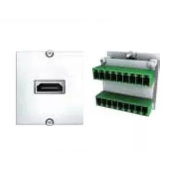 Bachmann Custom Module - Modular Faceplate Snap-In Μαύρο