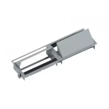 Bachmann CONI DUO Κοντό Εντοιχιζόμενο Πολύπριζο με 2 Πρίζες Schuko και 2 Θέσεις Module, Μαύρο