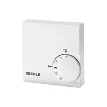 Eberle Controls RTR-E 6121 Θερμοστάτης Χώρου - Λευκός - IP30 - 5-30°C - 230V AC