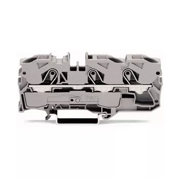WAGO 2010-1301 Ακροδέκτης Διέλευσης, 10 mm², 800 V, γκρι, Τοποθέτηση σε Ράγα DIN