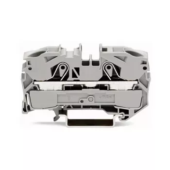 WAGO 2016-1201 Κλέμα διέλευσης, 16 mm², 800 V, γκρι, Push-in CAGE CLAMP