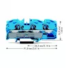 WAGO 2016-1304 Κλέμα διέλευσης 3 αγωγών, 16 mm², 800 V