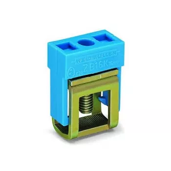 WAGO 210-281 Κλέμα σειράς 2 αγωγών, CAGE CLAMP, γκρι, 800V, 24A