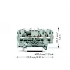 WAGO 2002-1301 Κλέμα διέλευσης 3 αγωγών, 2,5 mm²