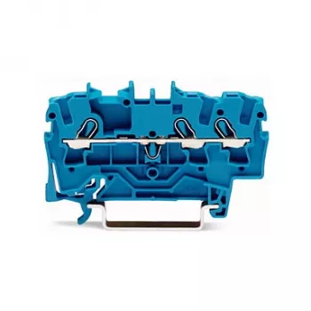 WAGO 2002-1304 Μπλοκ κλέμας Push-in 3 αγωγών, 2,5 mm², 800 V, γκρι