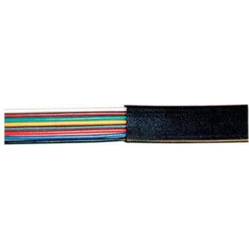 ShiverPeaks 76109-SP Επίπεδο τηλεφωνικό καλώδιο 8 συρμάτων 100 m Μαύρο ρολό