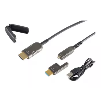 S CONN S-Impuls Καλώδιο HDMI 1,5 m Βύσμα HDMI Type A σε βύσμα Micro HDMI Type D Μαύρο