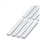 Phoenix Contact ZBM 10 Λωρίδες σήμανσης Λευκό 10 mm 100 δείκτες 1053014:0011