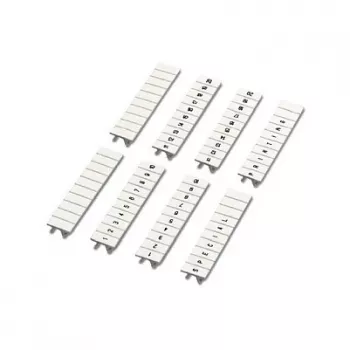 Phoenix Contact ZB 5 λωρίδες σήμανσης, λευκές, βήμα 5 mm, διαδοχικοί αριθμοί 31-40, 10 λωρίδες