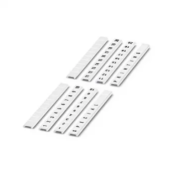 Phoenix Contact δείκτες μπλοκ ακροδεκτών ZB 6,1 mm λευκοί συσκευασία 10 τεμ. 0808749